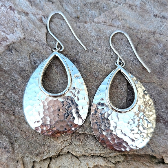 Sterling JCM Designer Earrings - Picture 1 of 6